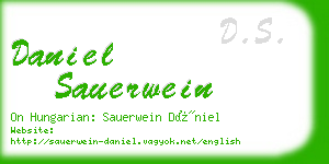daniel sauerwein business card